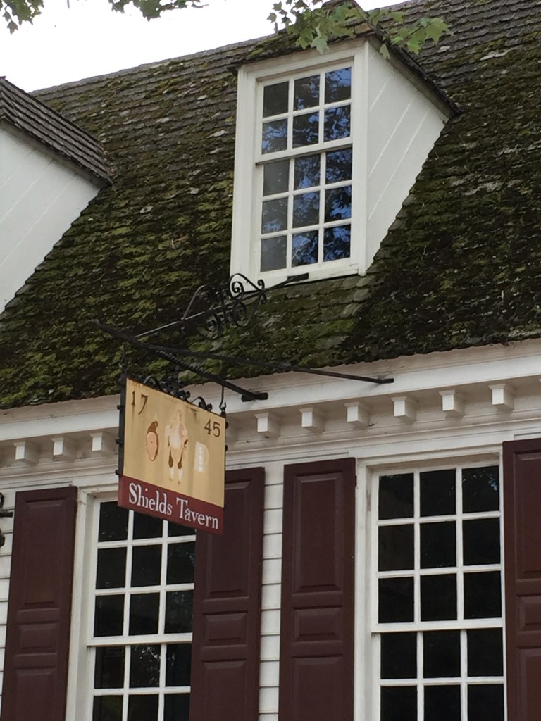 Williamsburg - Shields Tavern - August 2015